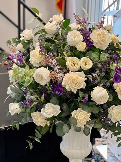 Timeless Floral Urns